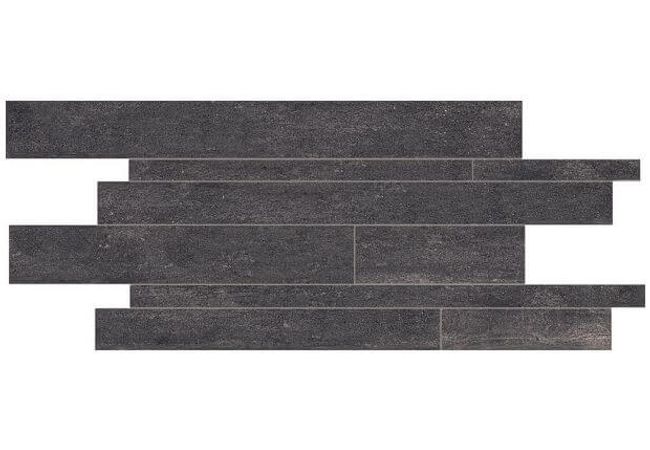 Ciot Tile On Square Mos. Muretto Lavagna Nat. 12''x24''