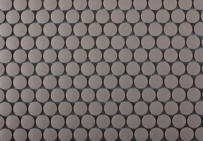 Ciot Tile Penny Round Grey Porcelain 3/4''