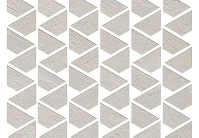 Ciot Tile Raw Pearl Flag Mosaic 12.25''X12.5''