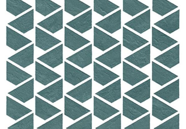 Ciot Tile Raw Petroleum Flag Mosaic 12.25''X12.5''