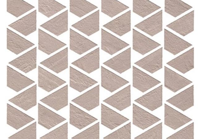 Ciot Tile Raw Rose Flag Mosaic 12.25''X12.5''