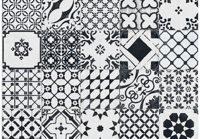 Ciot Tile Re Style Mix Of 20 White 8''x8''