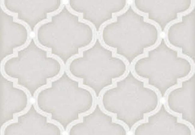 Ciot Tile Riflessi Arabesk 01 Bianco Rt 8''x8''