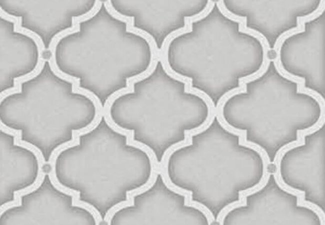 Ciot Tile Riflessi Arabesk 01 Grigio Rt 8''x8''