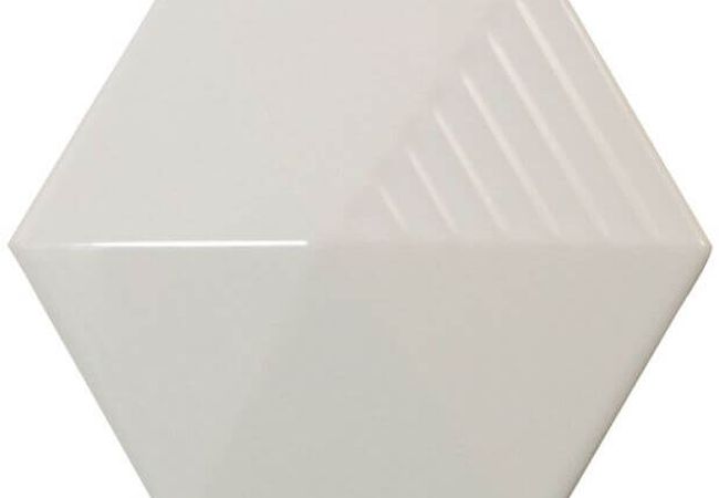 Ciot Tile Scale Umbrella Light Grey Brillo Random Patterns 4''x5''