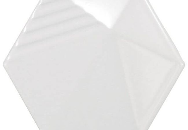 Ciot Tile Scale Umbrella White Brillo Random Patterns 4''x5''