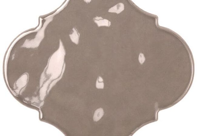 Ciot Tile Silk Wall Arabesque Sand Glossy 5.75''x5.75''