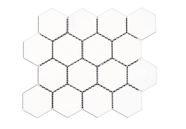 DZN 42stm036 Ariston Polished Hexagon Marble Mosaics