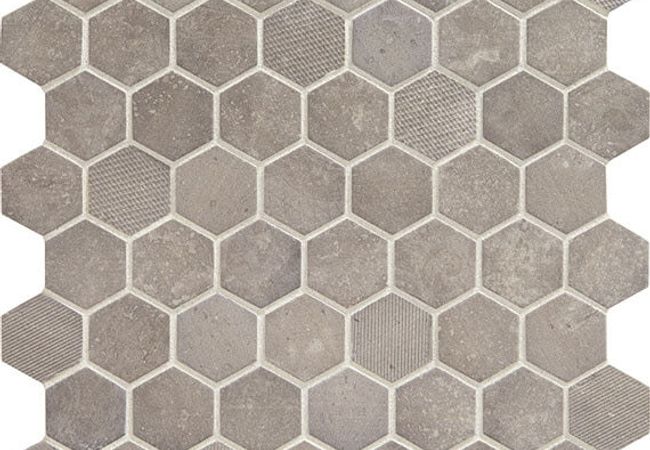 Daltile Vintage Hex Artifact Gray