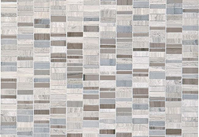 Daltile Decorative Accents Chenille White/Silver Screen