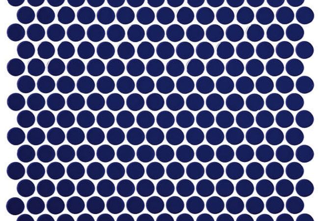 Daltile Retro Rounds Cobalt Circle