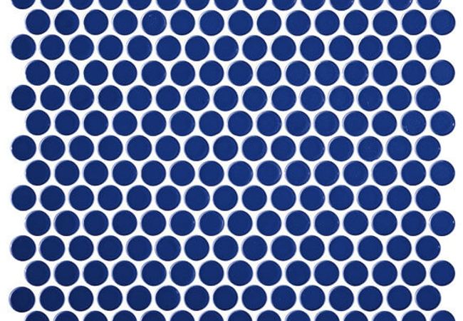 Daltile Retro Rounds Denim Blue