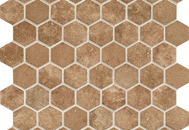 Daltile Vintage Hex Legacy Sepia