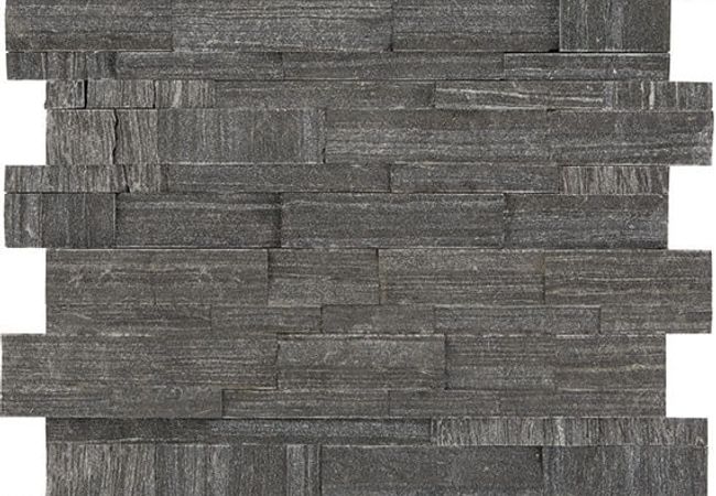 Daltile Stacked Stone Macau Black
