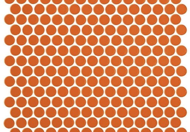 Daltile Retro Rounds Orange Soda