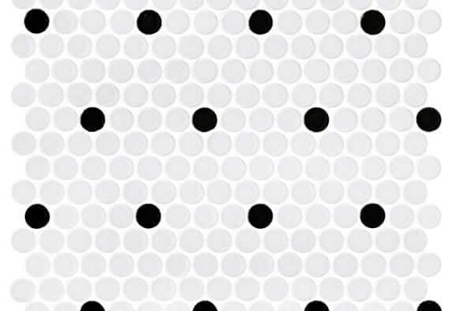 Daltile Retro Rounds Polka Dot Glass