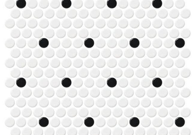 Daltile Retro Rounds Polka Dot Matte