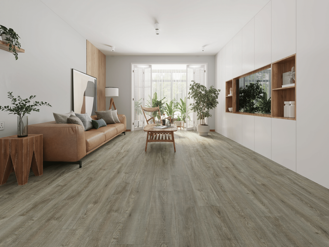 Falcon Floors Cloud Grey Dry Back Luxury Vinyl Plank view 2