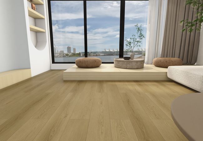 Fuzion Waterfront Oyster Oak Laminate Flooring view 2