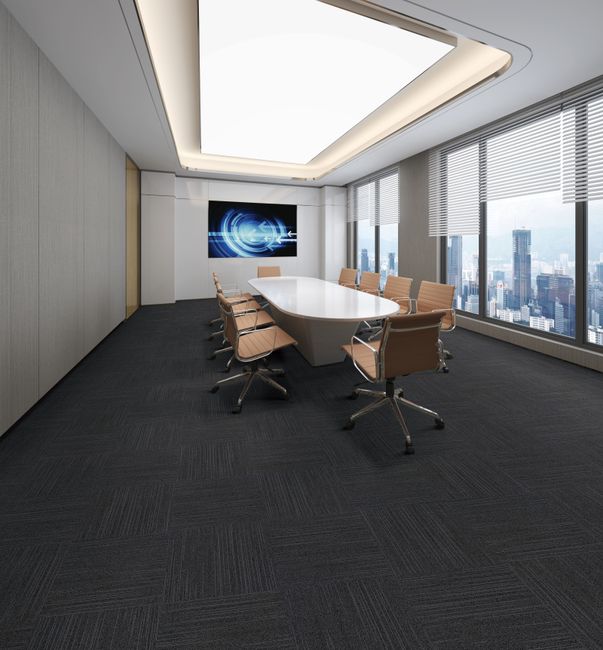 Fuzion Flooring Canmore Carpet Tile Nylon Iron Clad view 2