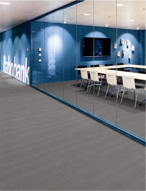Fuzion Flooring Elmvale Carpet Tile Nylon Overcast view 2