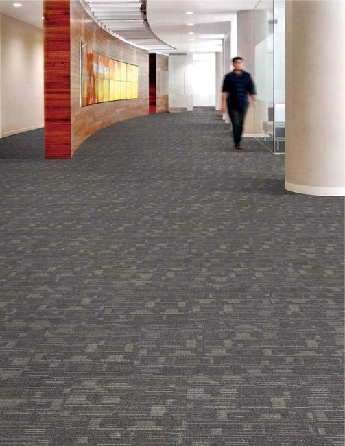 Fuzion Flooring Inglewood Carpet Tile Nylon Terra Cotta view 2