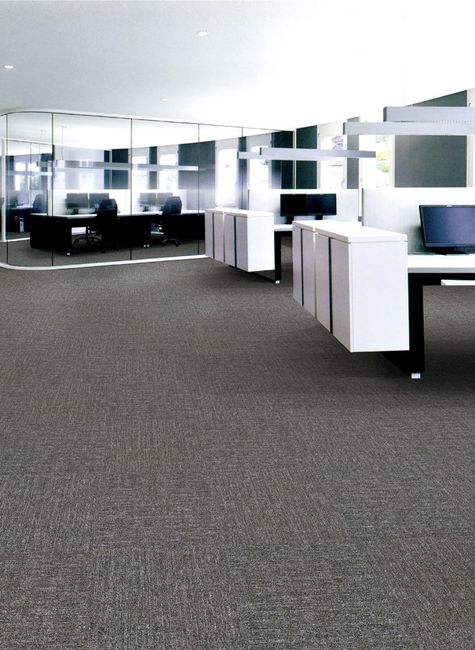 Fuzion Flooring Odessa Carpet Tile Nylon Sterling Falls view 2