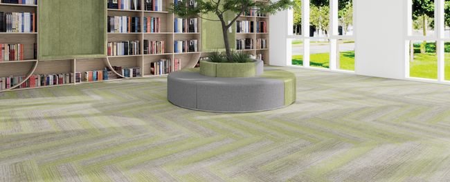 Fuzion Floors Alexandria Carpet Tile Lochiel Linen view 2