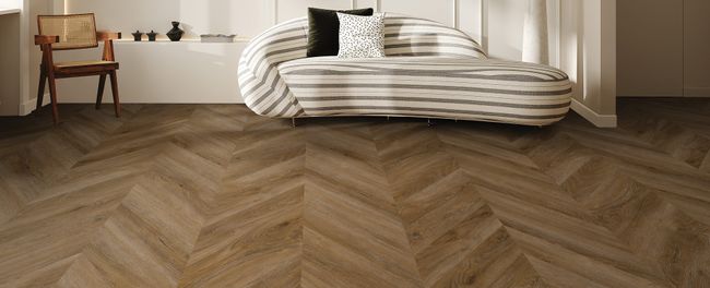 Fuzion Dynamix XL Chevron Radar Luxury Vinyl Plank view 2