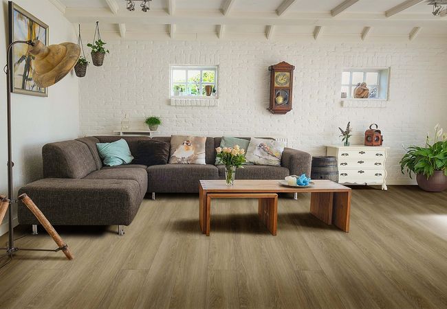 Fuzion SmartDrop 7 Harbor Grey Luxury Vinyl Plank view 2