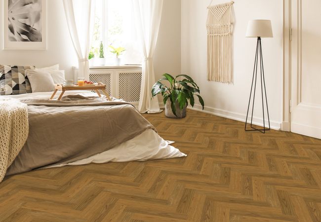 Fuzion Velvet Grove Herringbone Oak Lumin Essence view 2