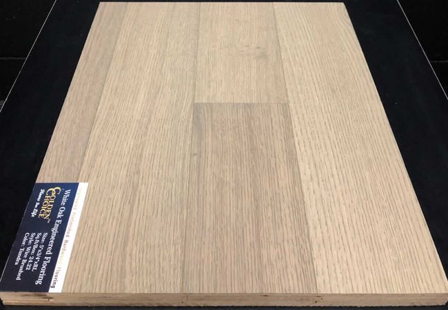Golden Choice White Oak Engineered Tundra