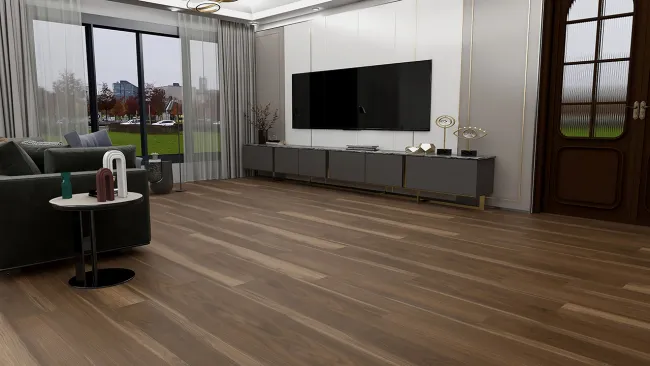 Lee Flooring Cottage Weathered Barnwood Luxury Vinyl Plank view 2