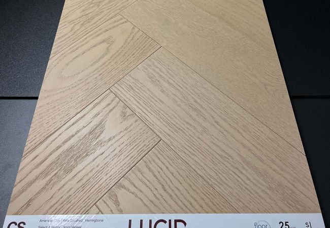 Lucid White Oak Herringbone Engineered Nature