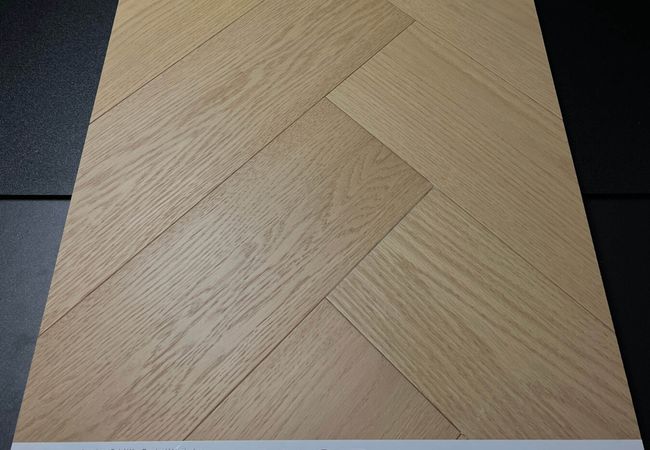 Lucid White Oak Herringbone Engineered Pristine