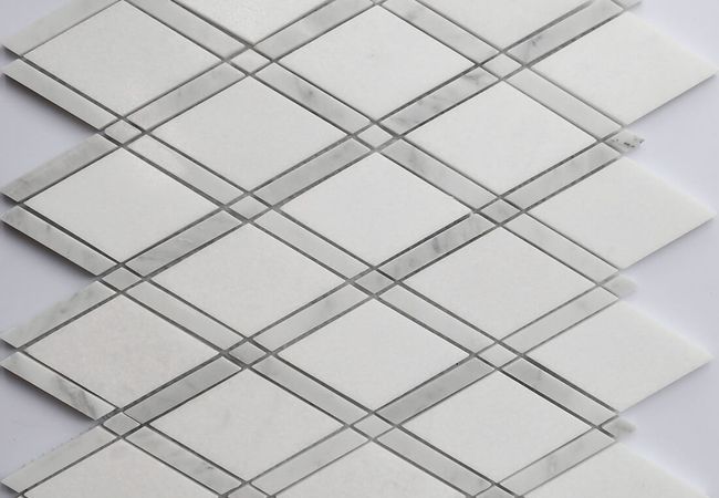 MDR Marble Mosaic Lattice Thassos