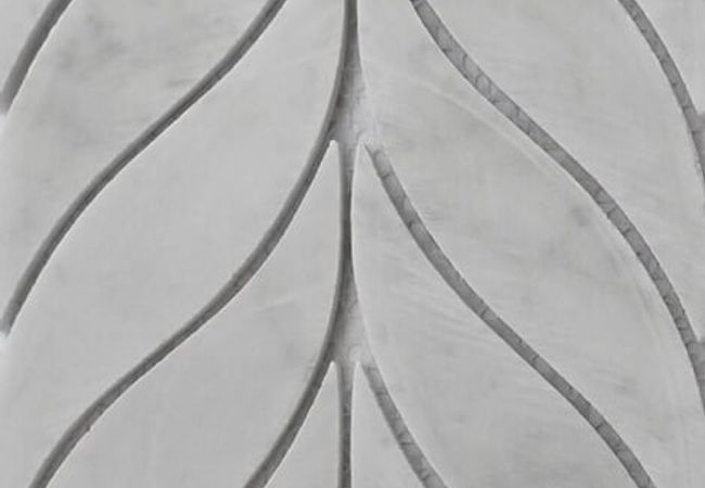 MDR Marble Mosaic Wide Leaf Bianco Carrara