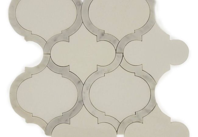 MDR Marble Mosaic Wj Arabesque Thassos