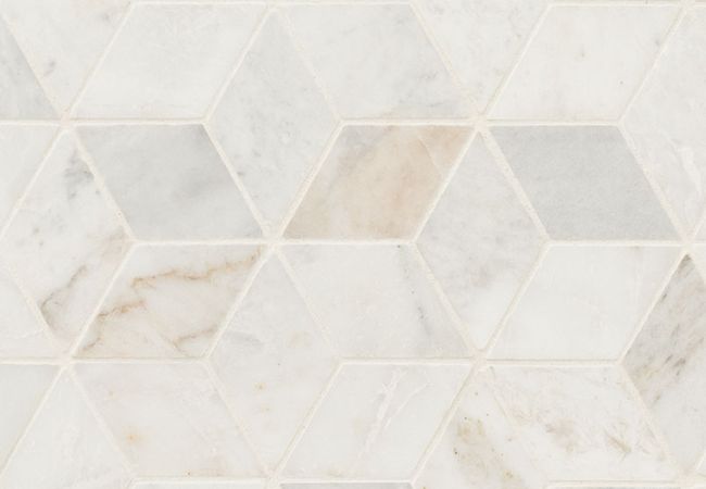 MSI Arabescato Venato White Cube Marble Tile, MSI Surfaces