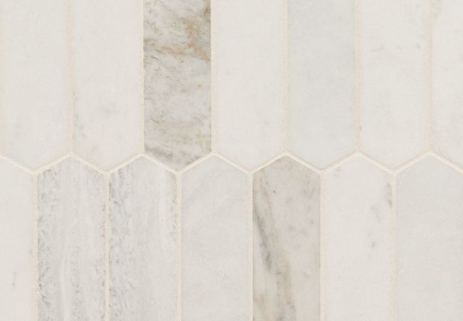MSI Arabescato Venato White Picket Tile, MSI Surfaces
