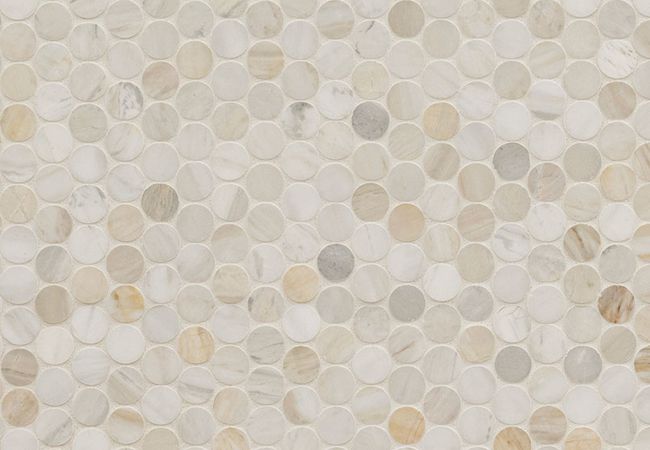 MSI Athena Gold Penny Round Tile, MSI Surfaces