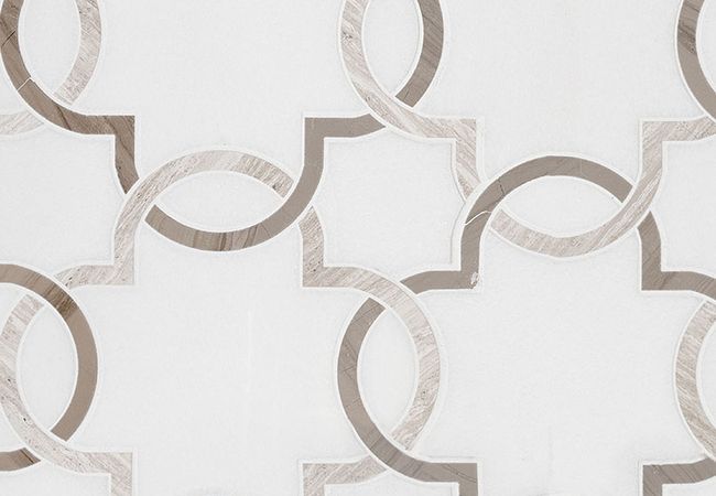 MSI Bianco Quatrefoil Polished Tile, MSI Surfaces