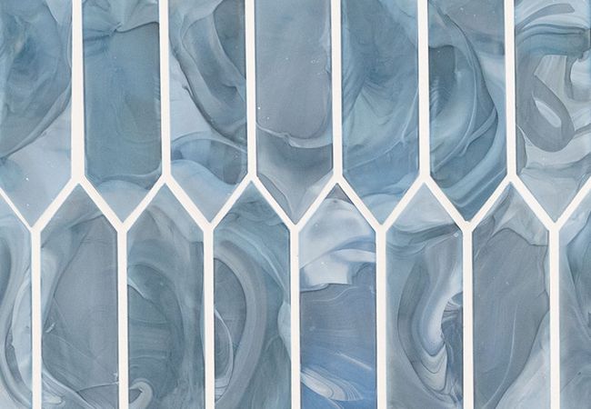 MSI Blue Shimmer Picket Glass Tile, MSI Surfaces