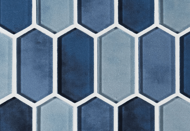 MSI Boathouse Blue Picket Glass Tile