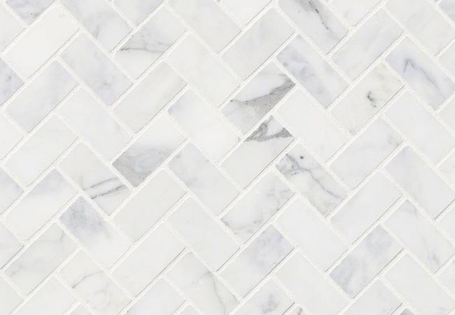MSI Calacatta Cressa Honed Herringbone Tile, MSI Surfaces