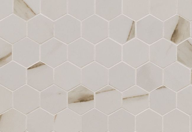 MSI Calacatta Porcelain 2” Hexagon Mosaic Tile, MSI Surfaces