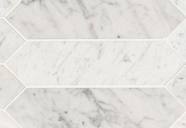 MSI Carrara White Picket Tile Honed, MSI Surfaces