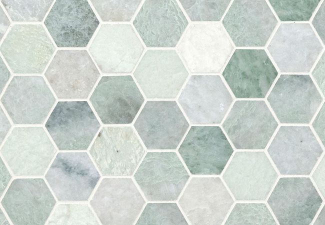 MSI Icelandic Green 2” Hexagon Mosaic Tile, MSI Surfaces