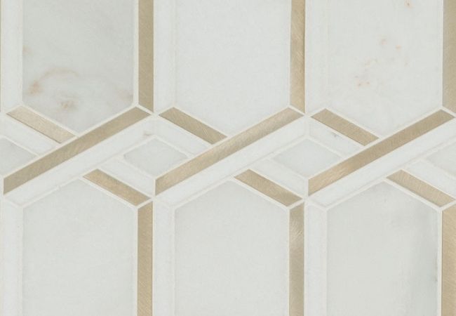 MSI Luxor Royal Link Gold Pattern Tile