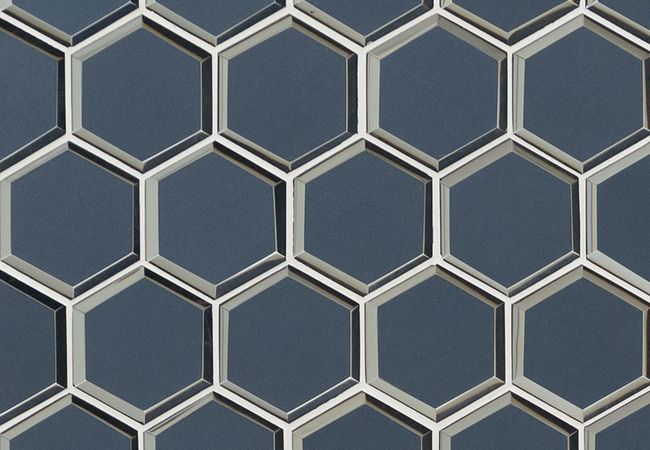 MSI Vague Blue 3" Hexagon Mosaic Tile, MSI Surfaces